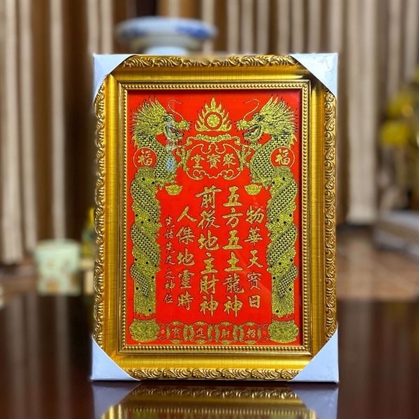 Bài Vị Thần Tài Thổ Địa Kim Tuyến