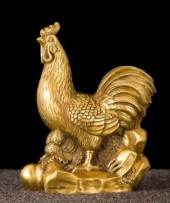 Tượng Linh Vật Gà Đồng Phong Thuỷ