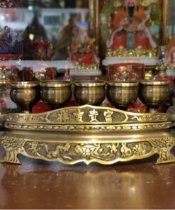 Kỷ Ngai Thờ 5 Chén Đồng Hun