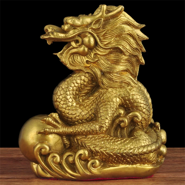 Rồng Đồng Ôm Long Châu Phong Thủy