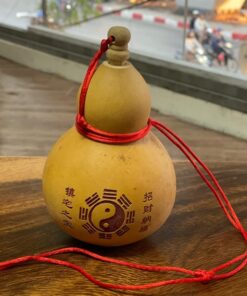 Hồ Lô Gỗ Bát Quái Âm Dương