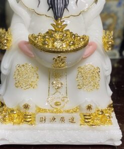 Tượng Thần Tiền/ Thần Phát Phú Quý Rồng Trắng