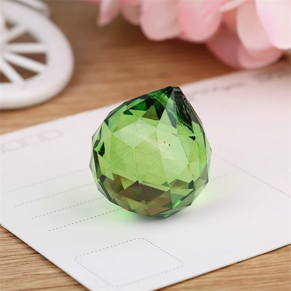 Cầu Treo Phong Thủy Pha Lê Xanh Lá