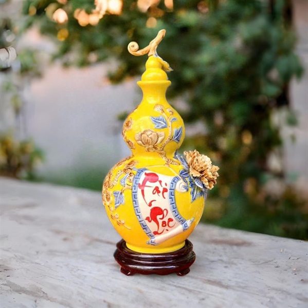 Hồ Lô Hút Lộc Tài Lộc Đắp Nổi - Ảnh 13