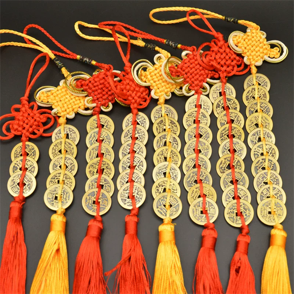 Dây Tiền Bát Trạch/ Dây Tiền Xu 8 Đồng