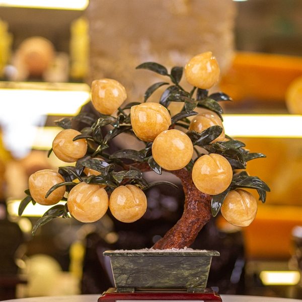 Cây Đào Đá Phong Thuỷ Ngọc Hoàng Long - Ảnh 2