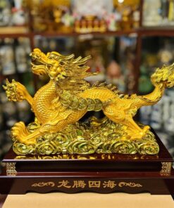 Tượng Rồng Phong Thủy Nắm Long Châu
