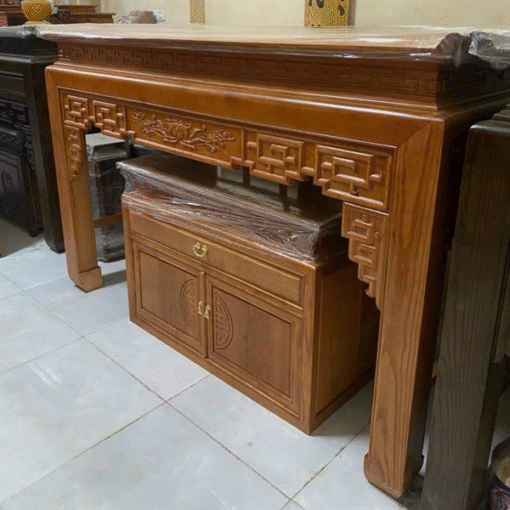 Án Gian/Bàn Thờ Chung Cư Gỗ Sồi AGBT09
