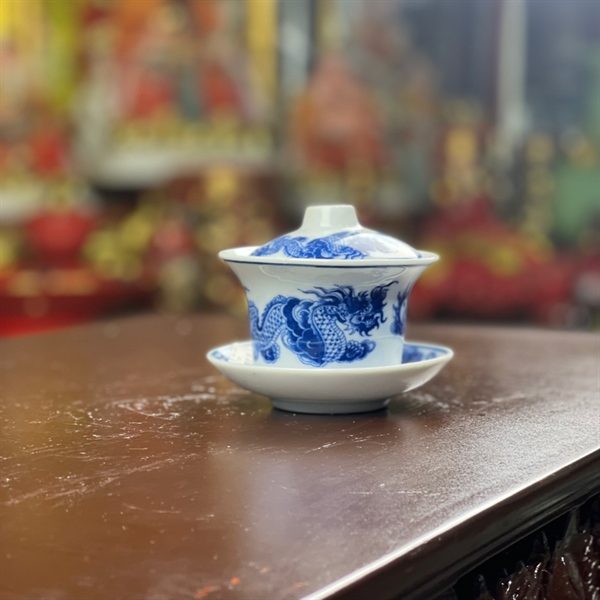 Bát Sâm/ Bát Nước Rồng Men Lam