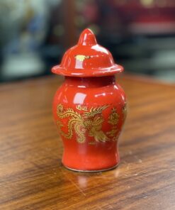 Chóe Thờ Sứ Men Đỏ Bát Tràng