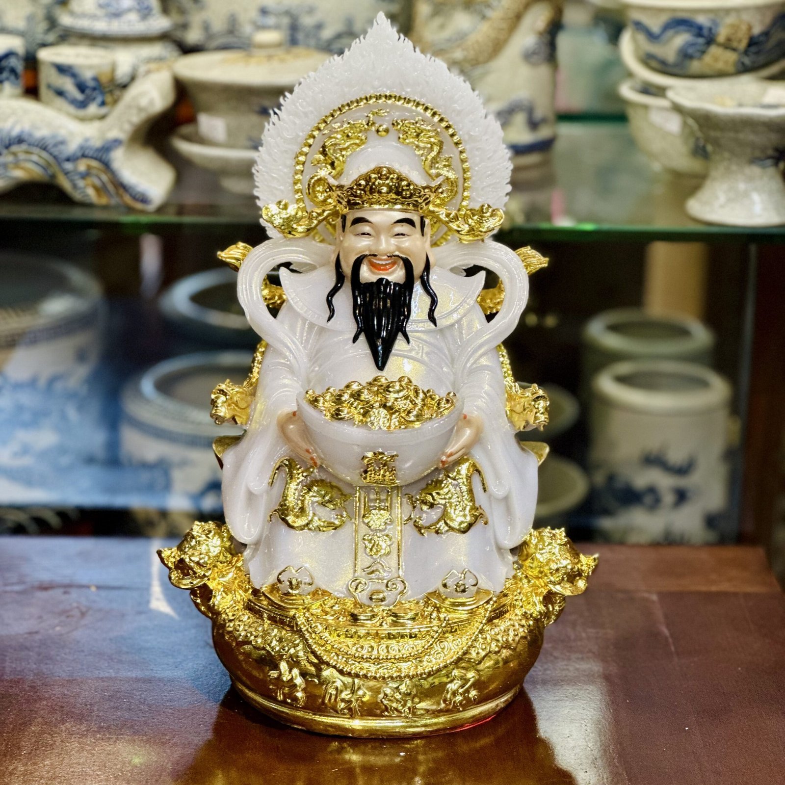 Tượng Thần Tiền Triệu Công Minh Địa Hiệu Ứng Đồng Trắng