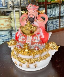 Tượng Thần Tiền Thiềm Thừ Bột Đá Đỏ