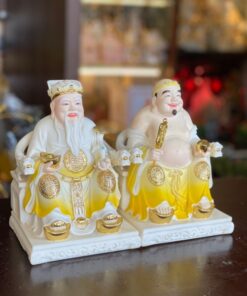 Tượng Thần Tài Thổ Địa Composite Vàng SP000925