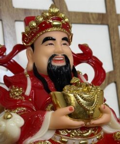 Tượng Thần Tiền Bột Đá Đỏ Cao Cấp