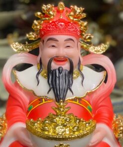 Tượng Thần Tiền/ Thần Phát Phú Quý Rồng Đỏ