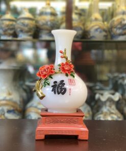 Bình Hút Tài Lộc Như ý Đá Onyx Trắng