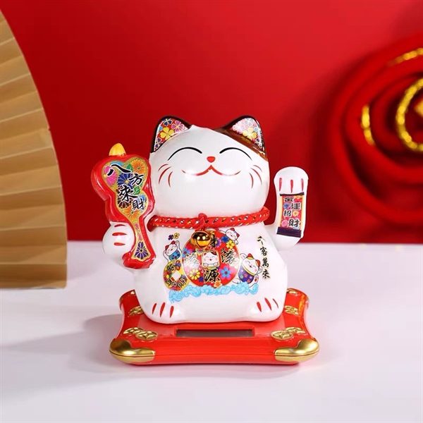 Mèo Thần Tài Năng Lượng 10cm - Ảnh 7