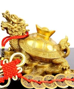 Long Quy Cõng Vàng Đồng Phong Thủy