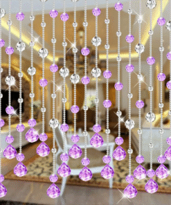 Cầu Treo Phong Thủy Pha Lê Trắng