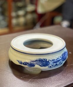 Chân Đế Bát Hương Sứ Men Ngọc
