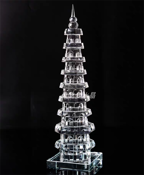 Tháp Văn Xương Pha Lê Trắng