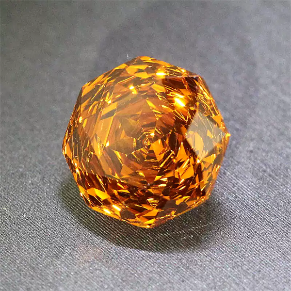 Cầu Treo Phong Thủy Pha Lê Vàng Đậm
