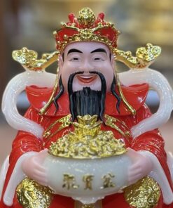 Tượng Thần Tiền/ Thần Phát Phú Quý Đỏ