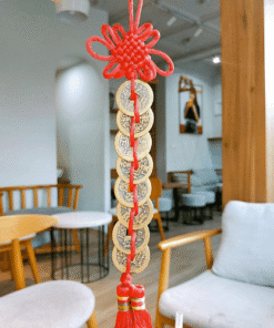 Dây Tiền Bát Trạch/ Dây Tiền Xu 8 Đồng