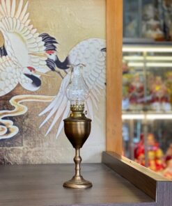 Đèn Dầu Đồng Vàng Dáng Giọt Lệ