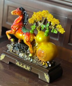 Ngựa Kéo Hồ Lô Phong Thủy