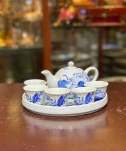 Bộ Ấm Chén Trà Thờ Men Ngọc