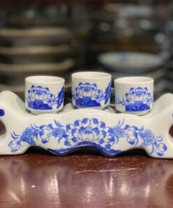 Kỷ Ngai 3 Chén Men Ngọc