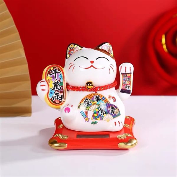 Mèo Thần Tài Năng Lượng 10cm - Ảnh 4