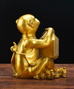 Khỉ Ôm Túi Tiền Chữ Phúc