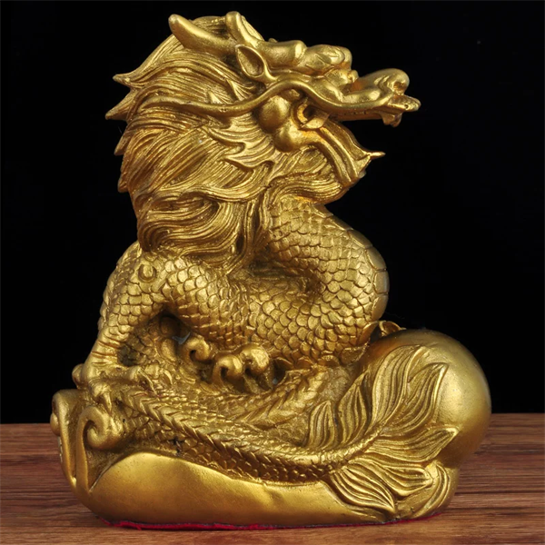 Rồng Đồng Ôm Long Châu Phong Thủy