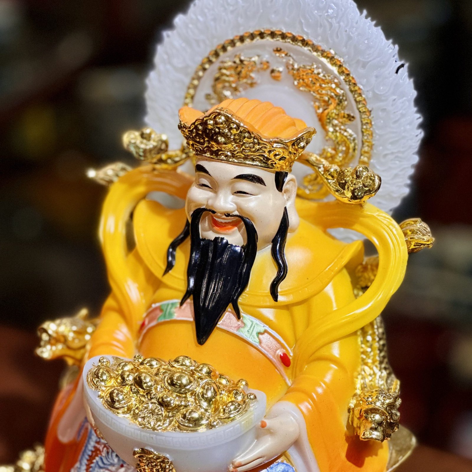 Tượng Thần Tiền Triệu Công Minh Địa Hiệu Ứng Đồng Cam
