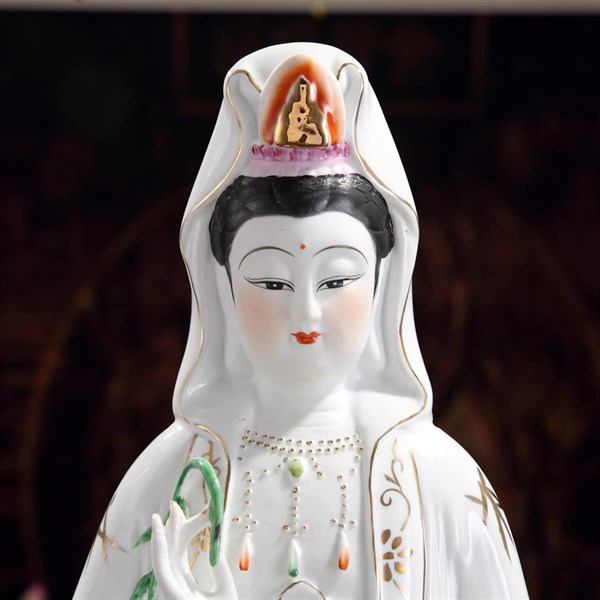 Tượng Quan Âm Tọa Sen