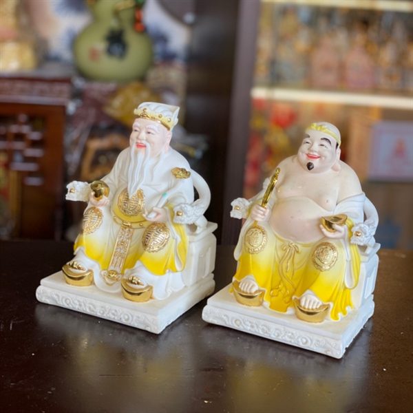 Tượng Thần Tài Thổ Địa Composite Vàng SP000925