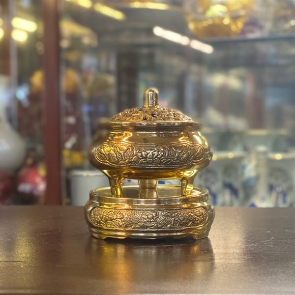 Đốt Trầm Đồng Vàng
