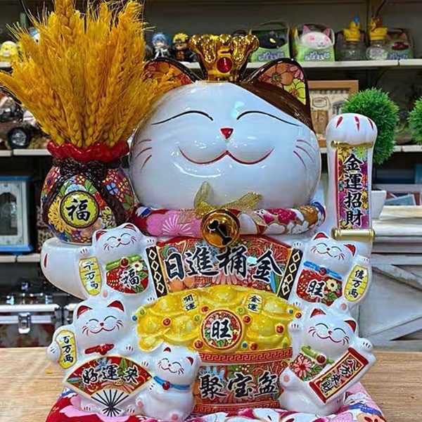 Mèo Thần Tài Đế Vương Nhật Tiến Đấu Kim - Ảnh 3