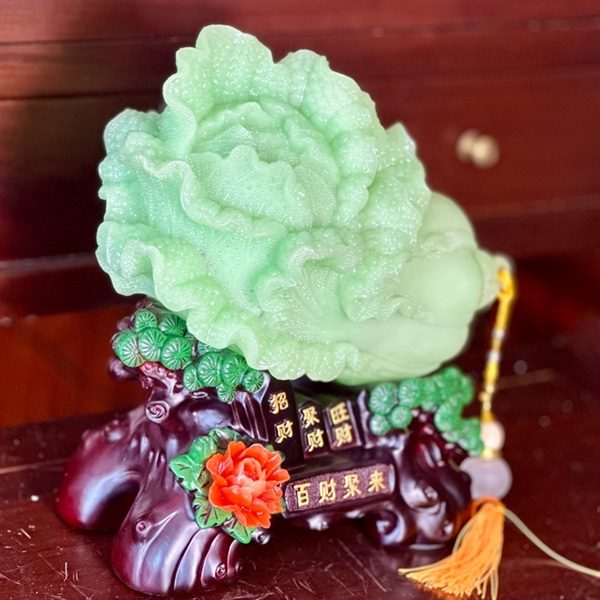 Bắp Cải Bột Đá Ngọc Phong Thủy