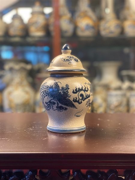 Chóe Thờ Men Rạn Vẽ
