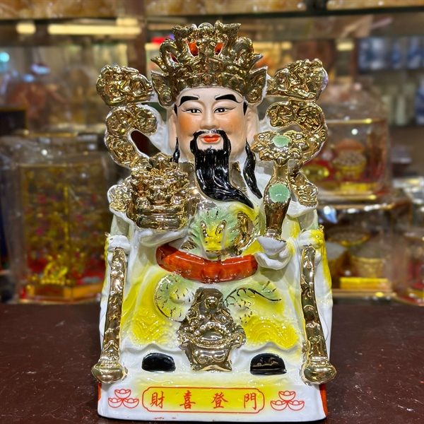 Tượng Thần Phát/ Tượng Thần Tiền Triệu Công Minh Sứ Dát Kim