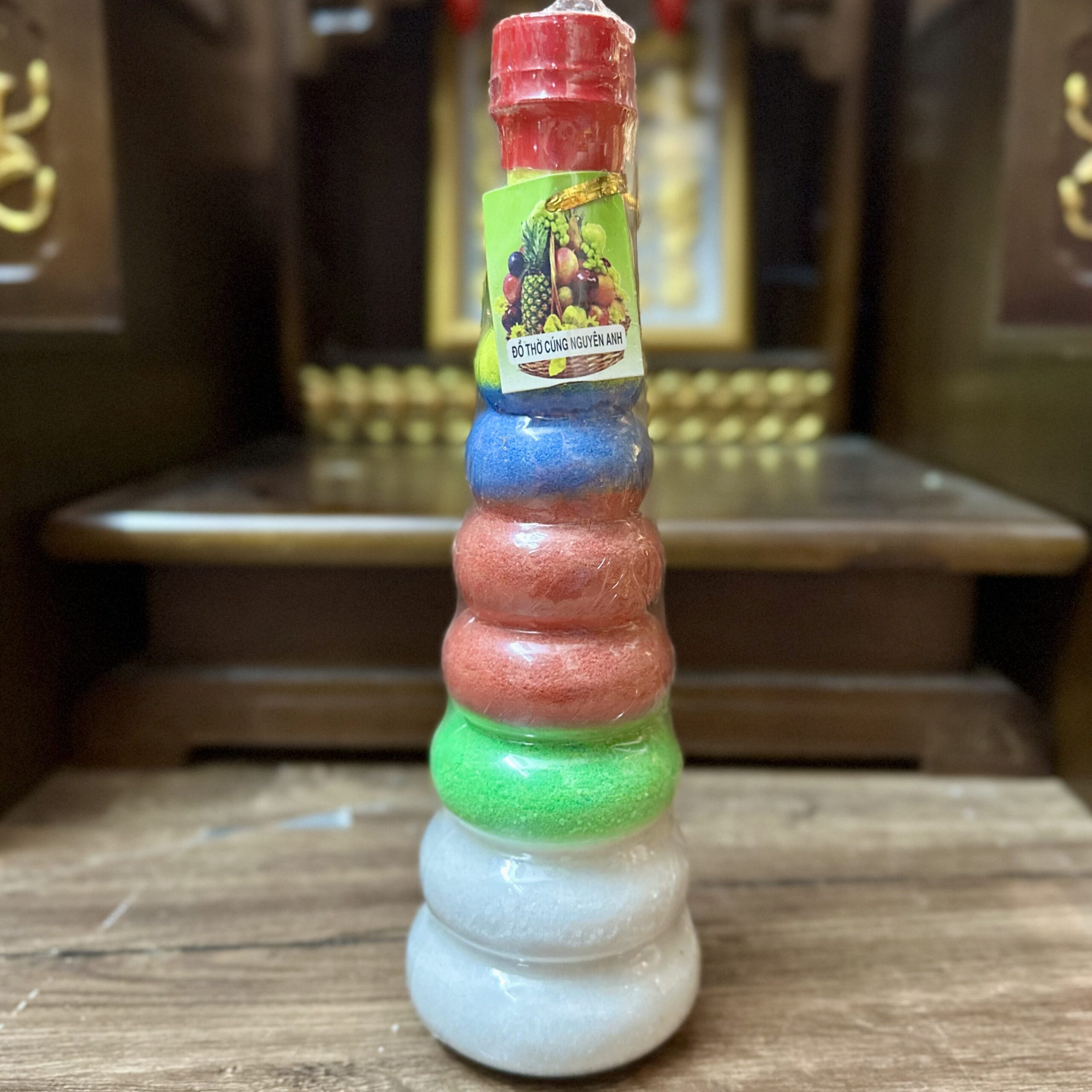 Chai Muối Ngũ Sắc Phong Thủy