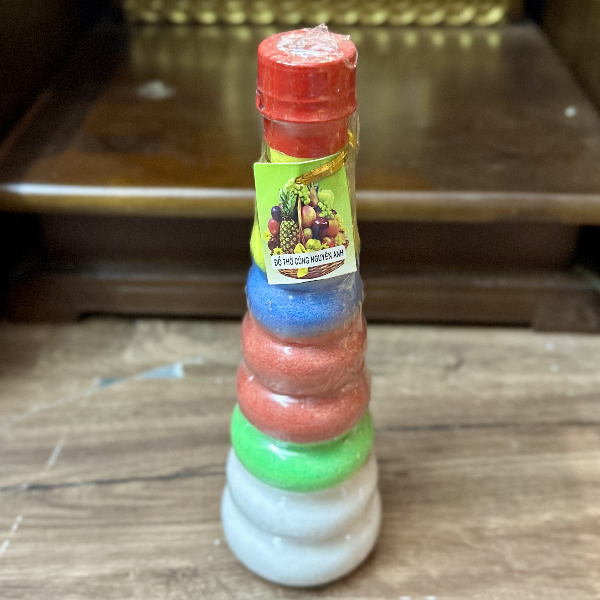 Chai Muối Ngũ Sắc Phong Thủy