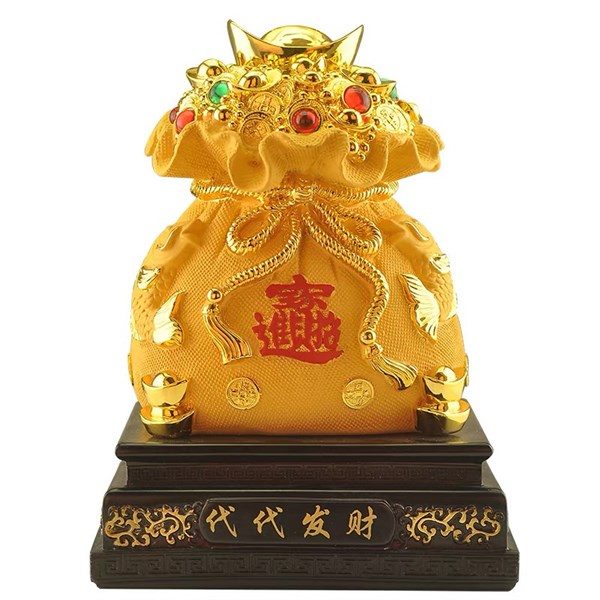Túi Tiền Chiêu Tài Tiến Bảo Vàng Kim