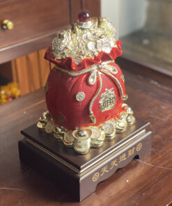 Túi Tiền Vàng Màu Đỏ Chiêu Tài