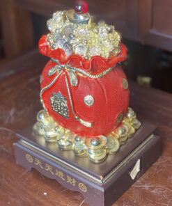 Túi Tiền Vàng Màu Đỏ Chiêu Tài