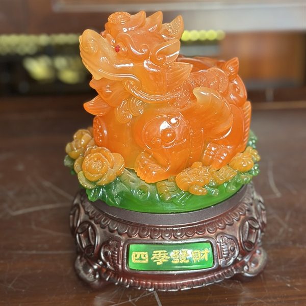 Tỳ Hưu Phong Thuỷ Đế Xoay Đỏ Lưu Ly