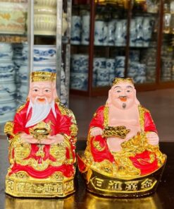 Tượng Thần Tài Thổ Địa Hồng Kông Đỏ